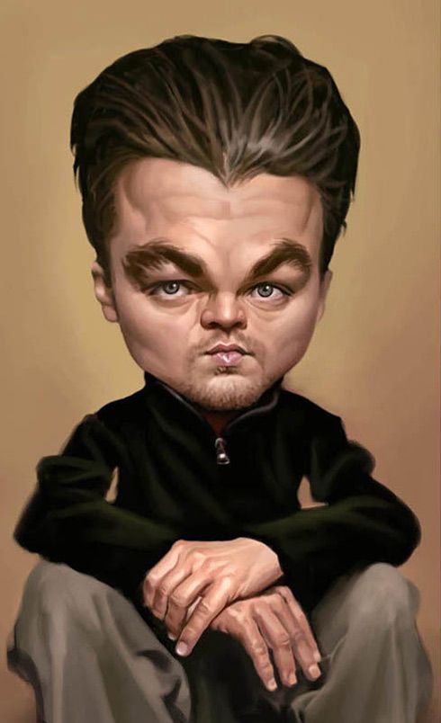 Digital Hand Made  celebrities  funny caricatures