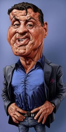 Digital Hand Made  celebrities  funny caricatures